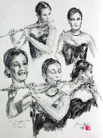 Magali Mosier Preistr�gerin Fl�te