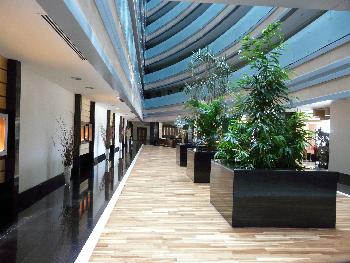 Einer der Wege zur ger�umigen Lobby ...