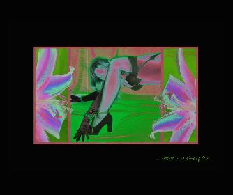 DIGITALKOLLAGE  ... violett in chains of love