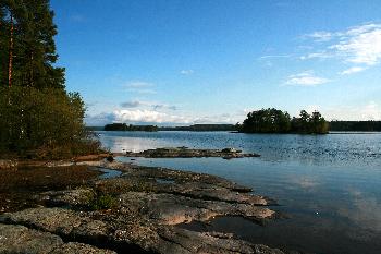 auf der Insel Barholmen im Lelang