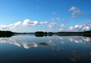 auf der Insel Barholmen im Lelang
