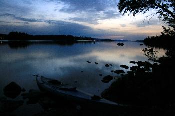 nach Mitternacht in Schweden
