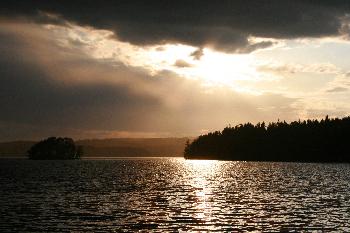 Blich nach Norwegen - auf der Insel Trolln im Stora Le