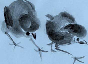 �bungen zur Sumi-e Technik Nr 07