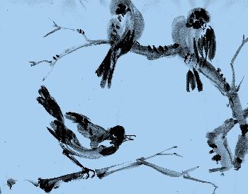 �bungen zur Sumi-e Technik Nr 13