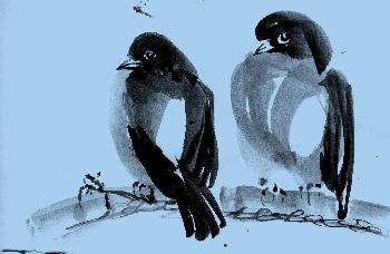 �bungen zur Sumi-e Technik Nr 16