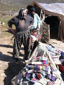 Zigeuner am Strassenrand