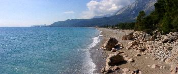 Strand bei Beldibi (Panorama)