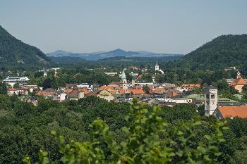 ber den Dchern von Bad Reichenhall