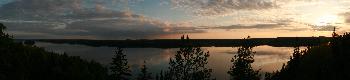 Panorama Abendstimmung am Lelang