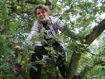 Ich im Apfelbaum