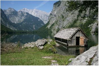 Altes Bootshaus am Obersee