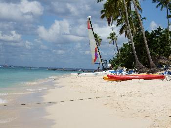 der Strand an einem sch�nen Tag