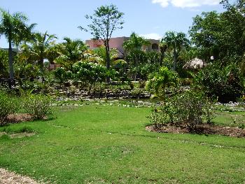 Garten des Hotels