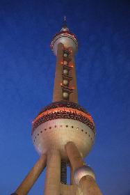 Shanghai TV Tower Abends