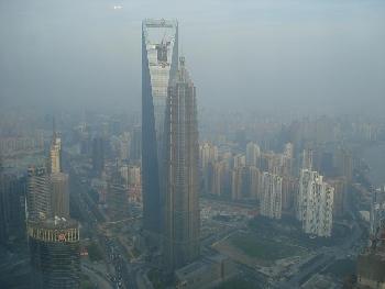 Jin Mao und Financial Center vom TV Tower