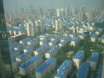 Shanghai - Blick vom HolidayInn 27 Stock