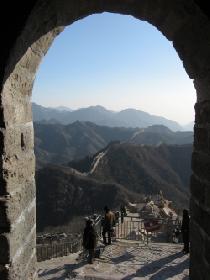 Blick auf die chin. Mauer