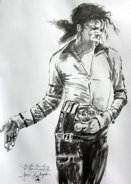 Jacko in action The King of Pop