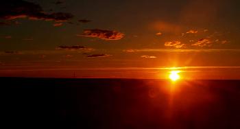 die Pampa am Abend, oder 1000 km sp�ter