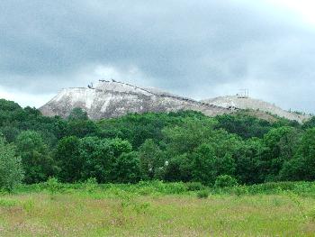 Abraumhalde in der N�he von Merkers