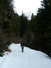 3. Langsam gibt es auch Schnee auf den Wegen