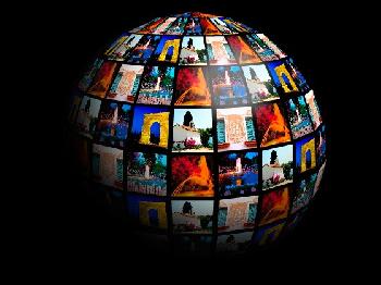 meine  fotos auf 3D globe