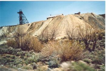 Alte Goldgr�berminen in der N�he von Virginia City