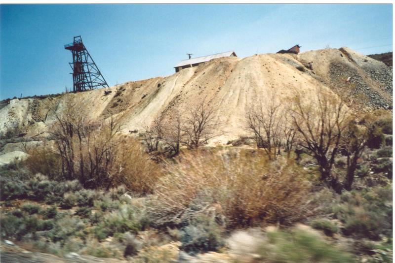 Alte Goldgrberminen in der Nhe von Virginia City