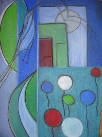 viele bunte Luftballons....