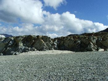 17. Diagonale Basaltstrukturen