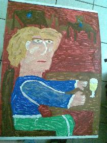 lecker mit oben schaum