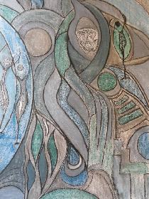 Versuch mit neuen Farben II, nun verwischt  ...