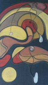warme weiche Formen und Farben