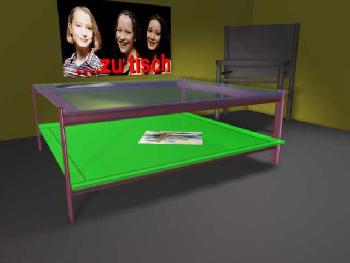 Tischentwurf in 3D fr IKEA