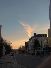 Fr�hlingsanfang - und die Wolken tanzen