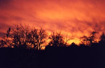 Sonnenuntergang - April 2000