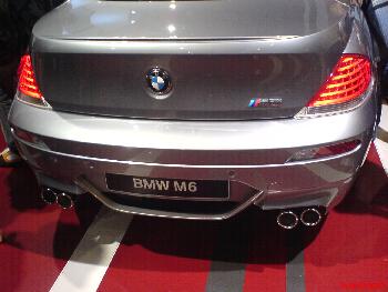 BMW M6 - wie ihn die meisten wohl nur kurz sehen werden (von hinten)