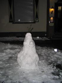 Unsere Schnee-Frau