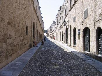 Altstadt Rhodos City - Aufgang zum Gromeisterpalast
