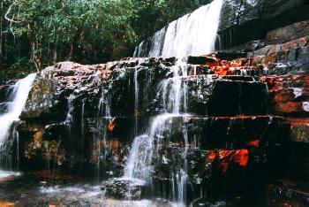 Der Jaspis-Wasserfall in der Gran Sabana / Venezuela