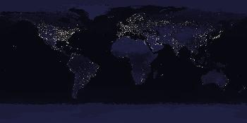 Die Welt bei Nacht