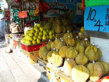Durian - zum Glück können Fotos nicht riechen