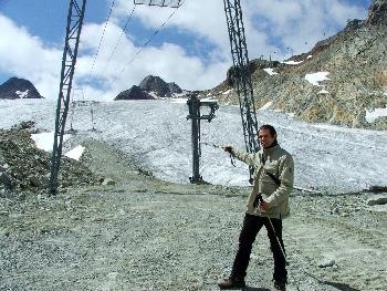 5. Tiefenbachferner, den Gletscher mssen wir jetzt hoch, Hhe ca. 2900 m.